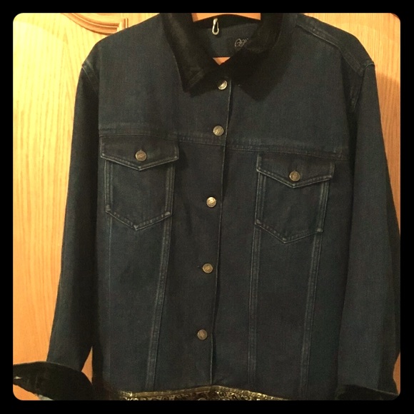 Agapo - Women's Jean Jacket - Size XL - Picture 2 of 10
